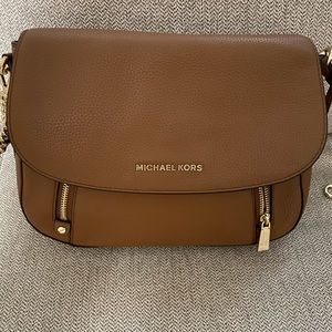 EUC- Michael Kors Bedford Legacy Leather Flap Shoulder Bag with dust bag